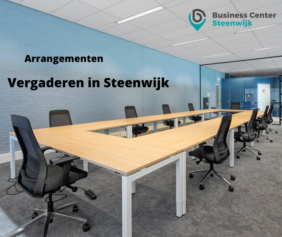 Vergader arrangementen boek je bij Business Center Steenwijk.